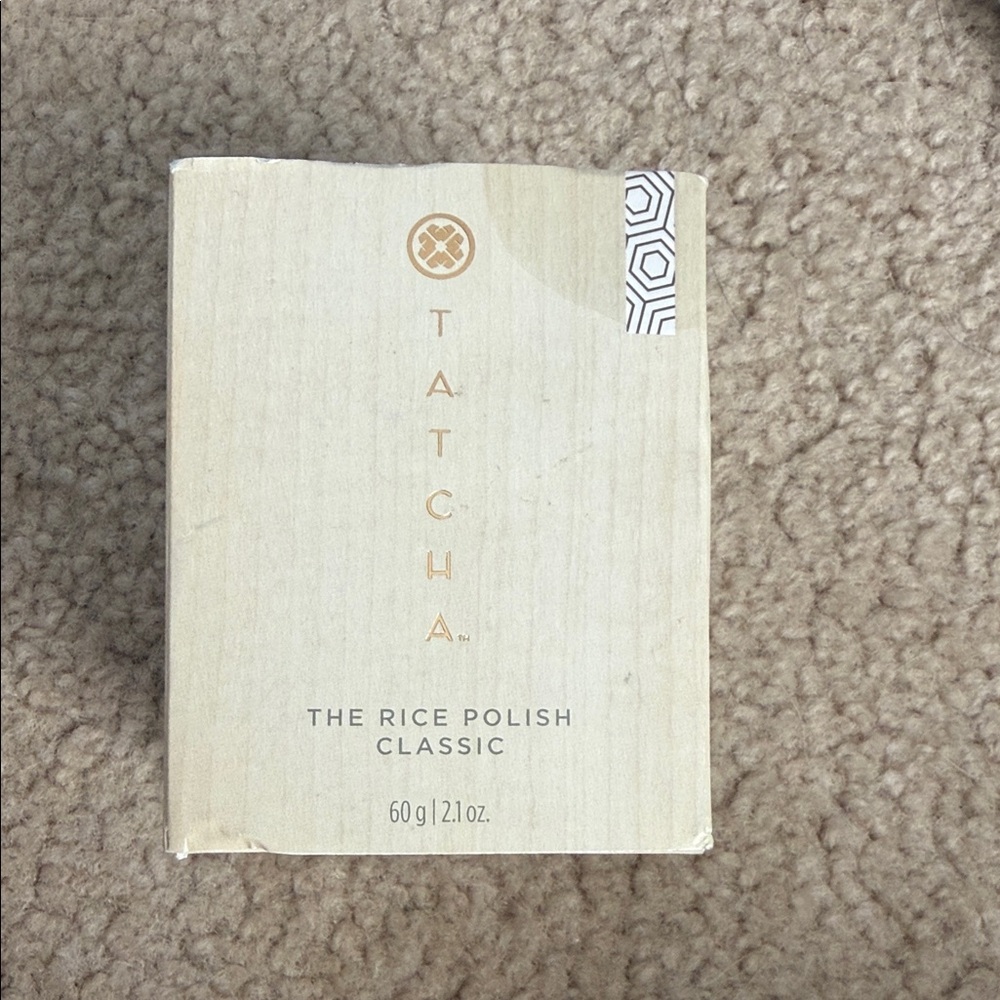 Tatcha Rice Polish Classic in Cream Packaging